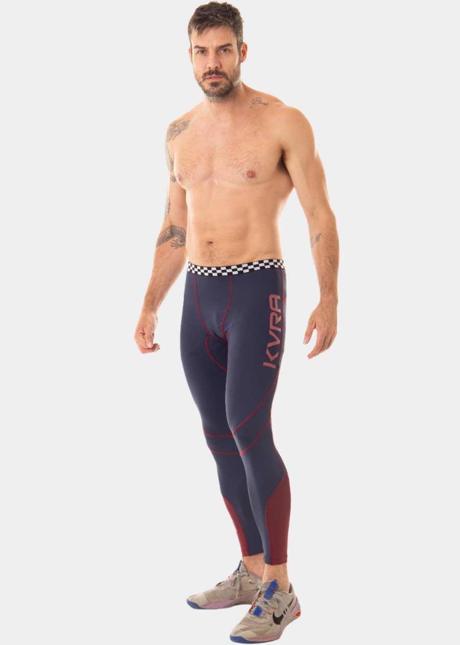 mens compresion pants front side